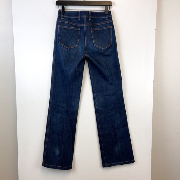 Escada Womens 32 (27 US) Straight Leg Low Rise 31” Stretch Jeans - Picture 4 of 11